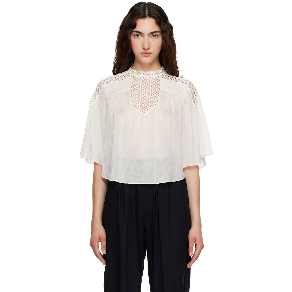 Isabel Marant Etoile White Parina Blouse