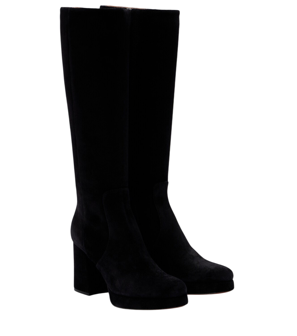 Valentino Garavani Black Roman Stud Quilted Winter Boots Valentino