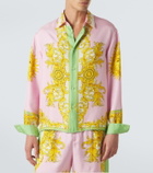 Versace Printed silk shirt