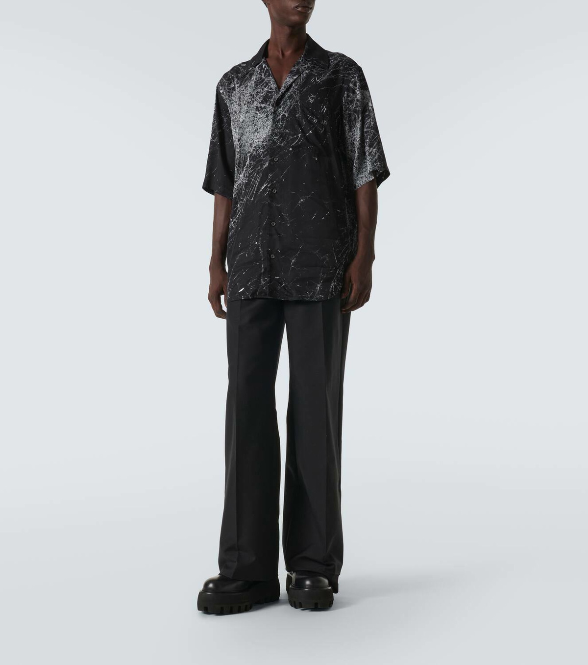 Alexander McQueen Printed bowling shirt