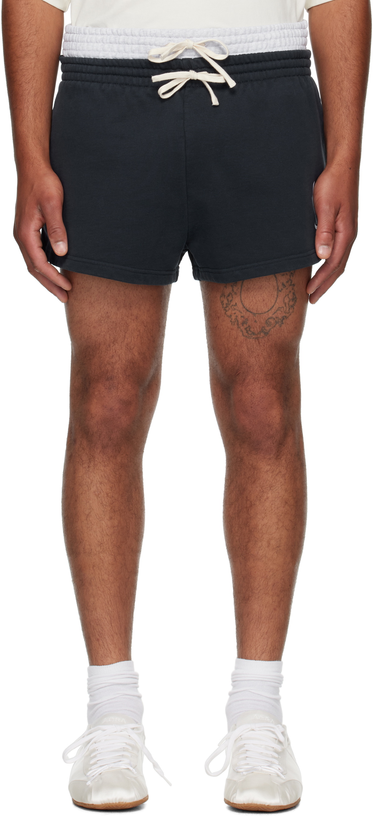 ABRA SSENSE Exclusive Navy Building Shorts