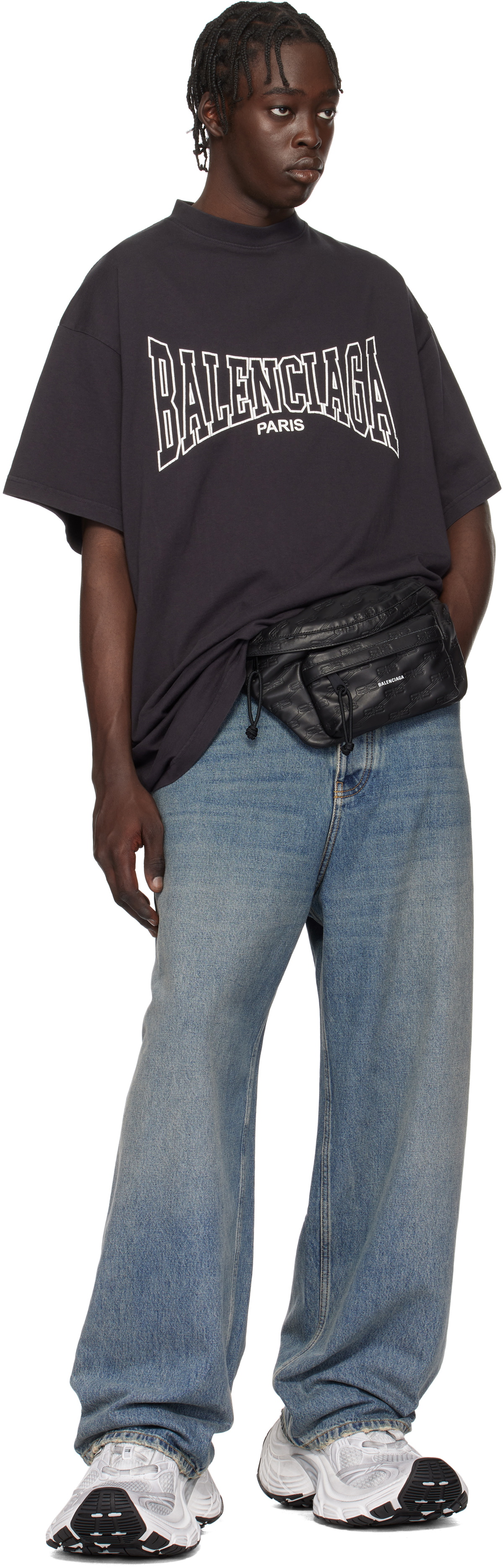 BALENCIAGA Boxing オーバーサイズ Tシャツ Balenciaga Oversized Fit Boxing T-Shirt | Saks Fifth Avenue