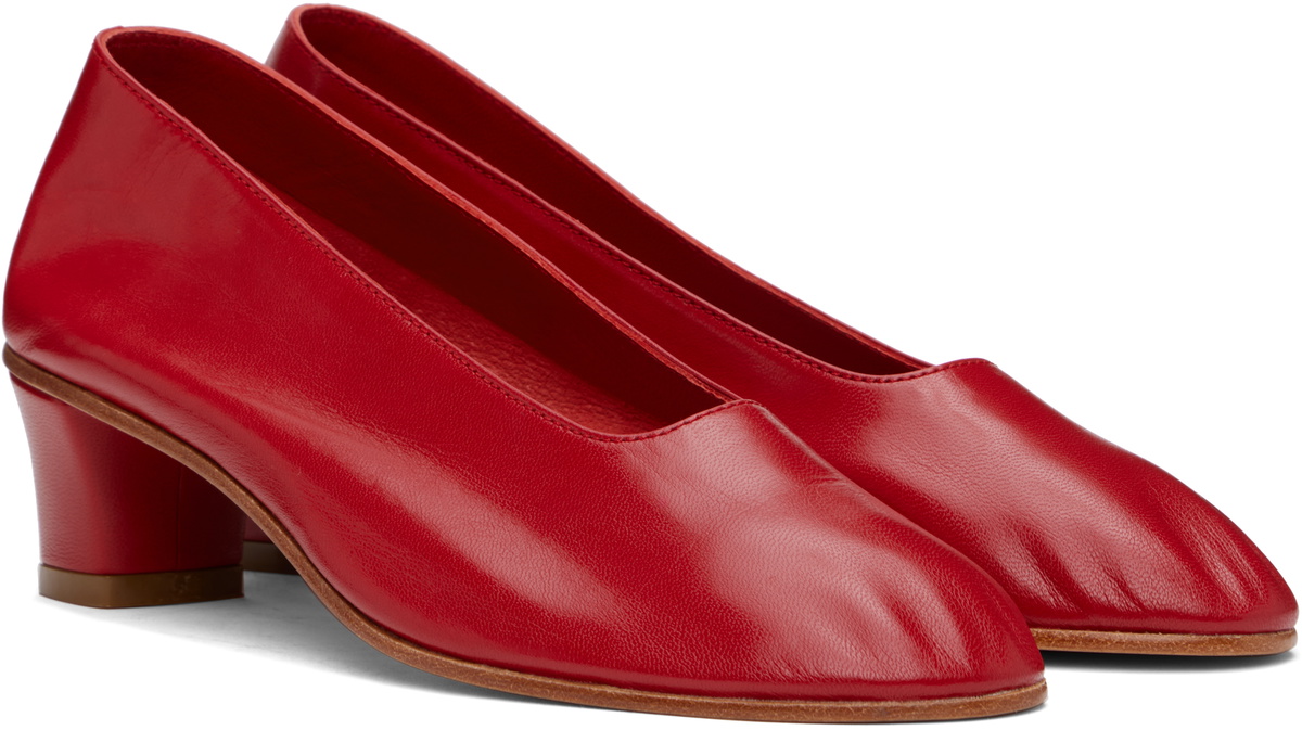 Martiniano Red High Glove Heels