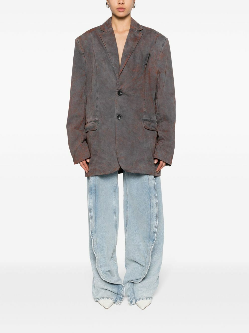 Y/Project Blue 3D-Detail Organic Cotton Jeans