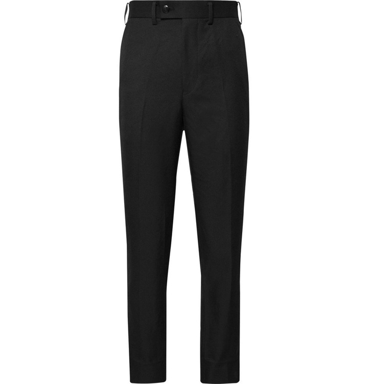 Photo: Junya Watanabe - Slim-Fit Twill Trousers - Men - Black