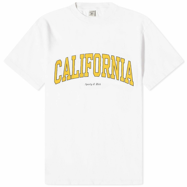 Photo: Sporty & Rich California T-Shirt in White