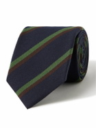 Kingsman - Drake's 7.5cm Striped Silk-Jacquard Tie