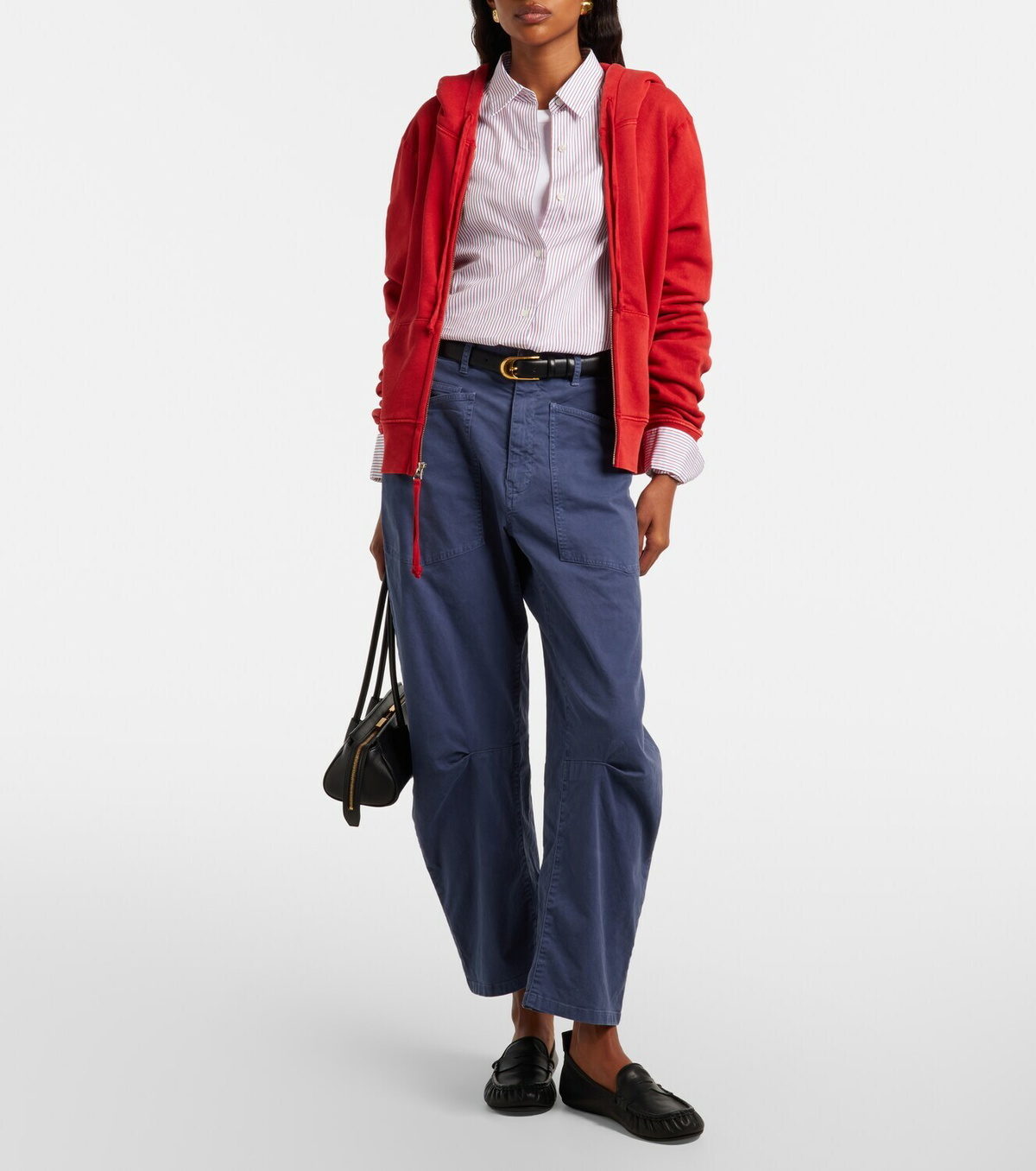 Nili Lotan Callie cotton hoodie