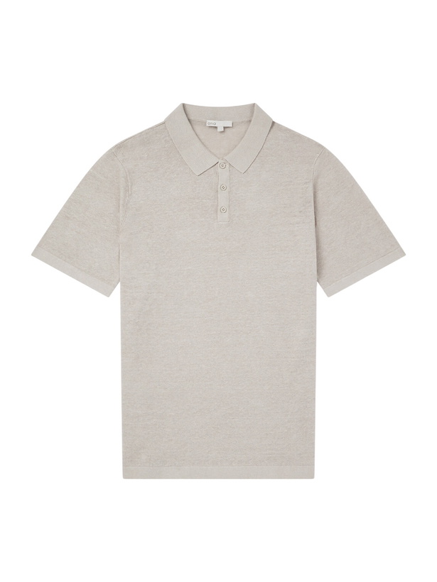 Photo: Onia - Linen Polo Shirt - Neutrals