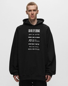 Fred Perry X Raf Simons Printed Patch Hooded Sweat Black - Mens - Hoodies