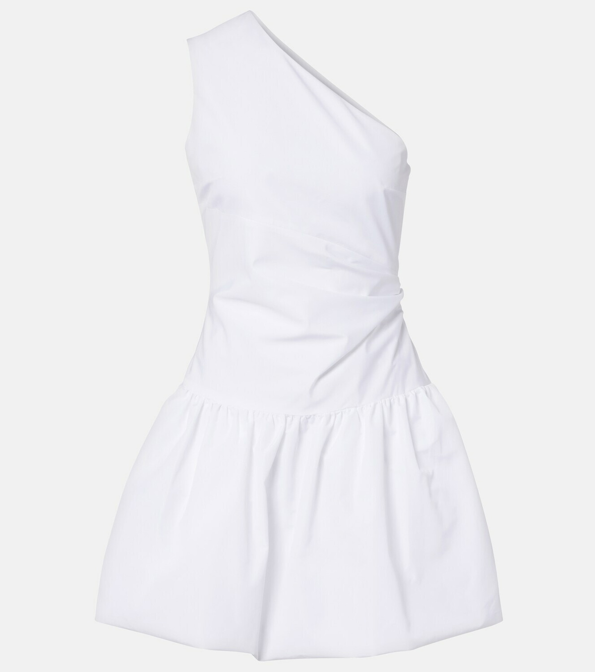 Patou Gathered faille minidress