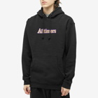 Alltimers Men's Broadway Embroidered Logo Hoody in Black