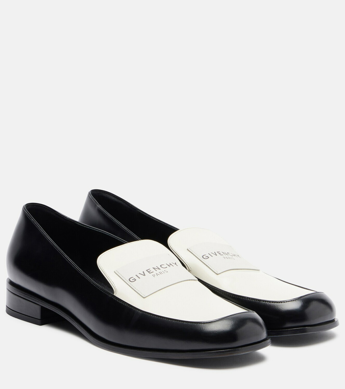 Givenchy Label leather loafers