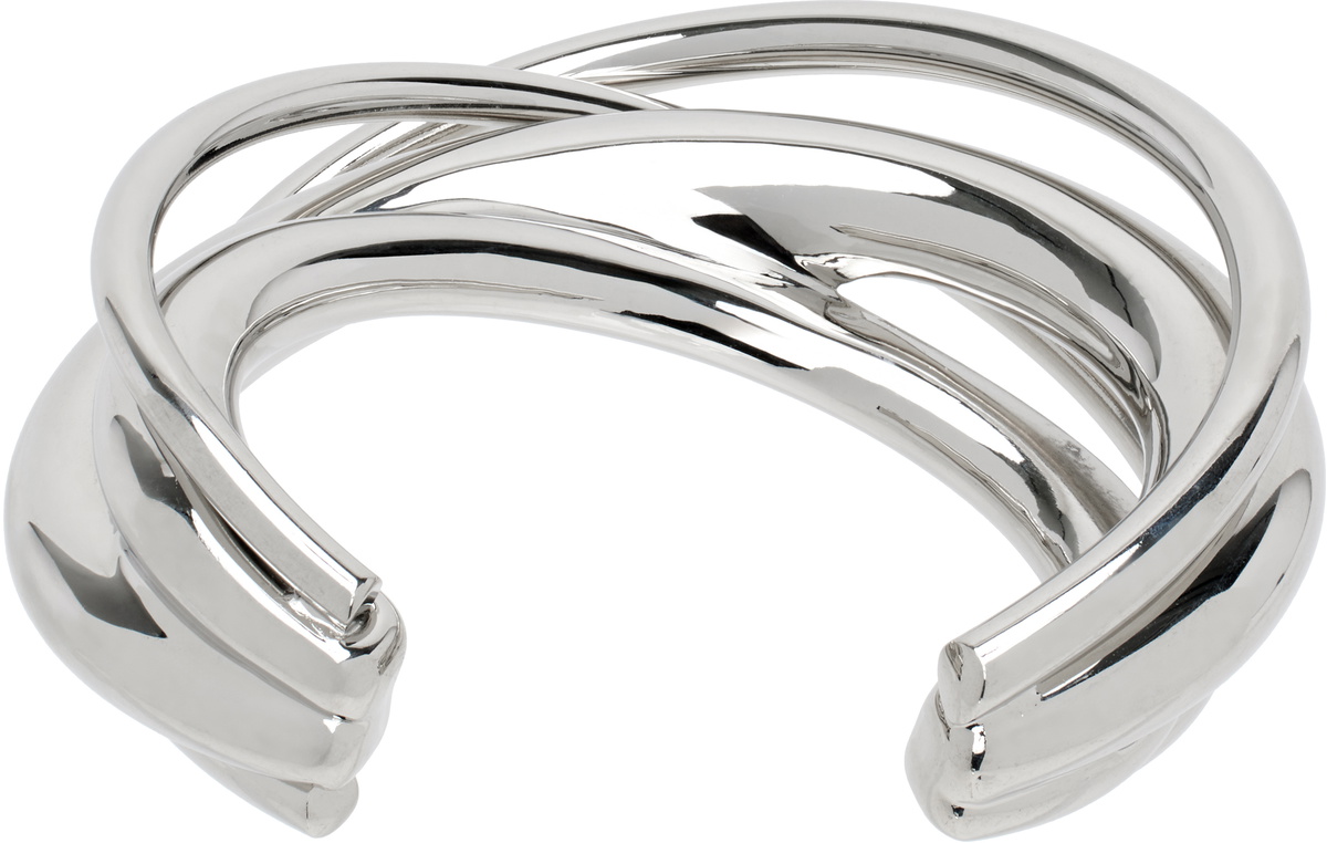 Panconesi Silver Triptych Bracelet