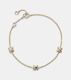 Stone and Strand Golden Kisses 14kt gold chain bracelet