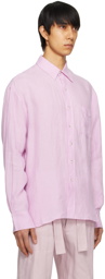 COMMAS Pink Dropped Shoulder Shirt