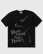 Comme des Garçons Black X NIKE TEE Black Mens Shortsleefe