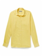Canali - Linen Shirt - Yellow