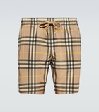 Burberry - Checked shorts