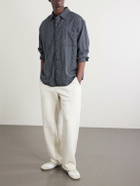 The Elder Statesman - Summer Weave Cotton Shirt - Blue