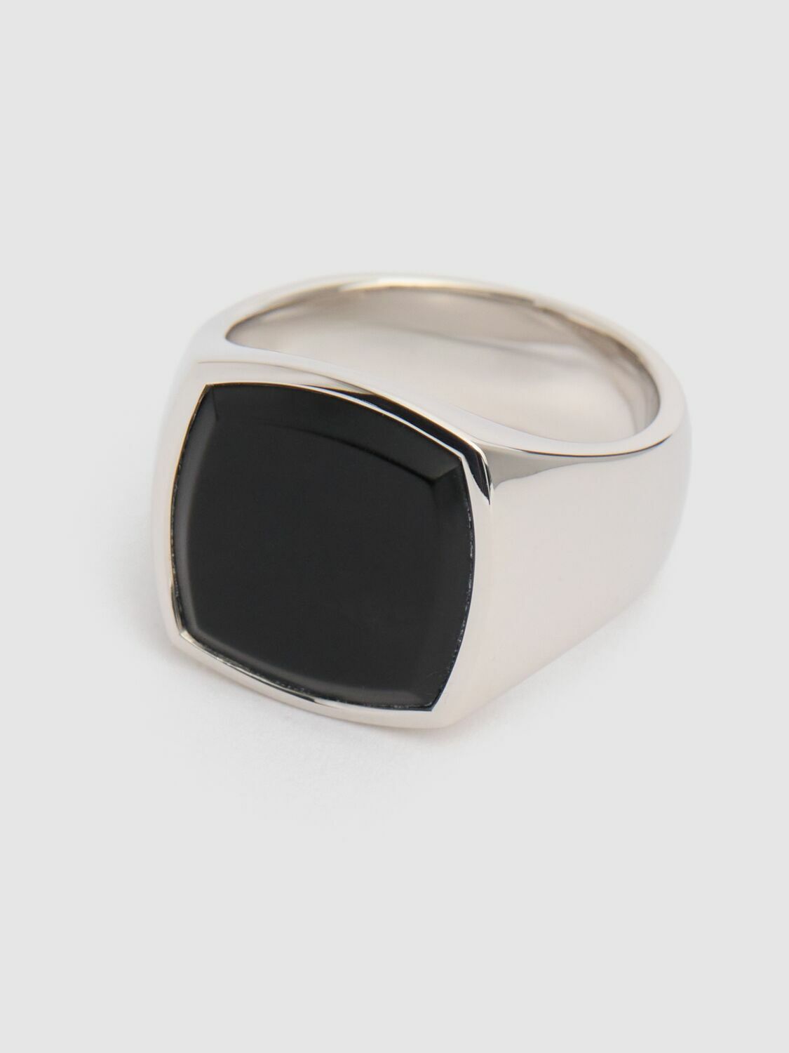 TOM WOOD Cushion Black Onyx Ring Tom Wood