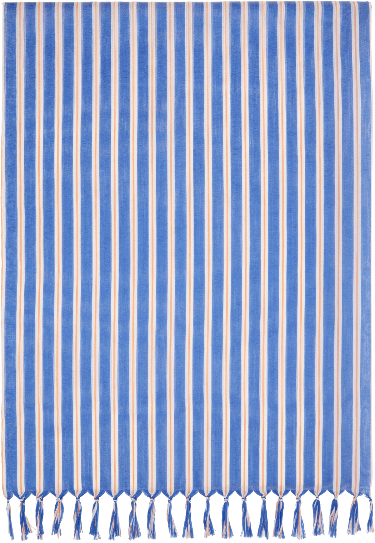 ISSEY MIYAKE Navy December Generic Stripes Stole Scarf Issey