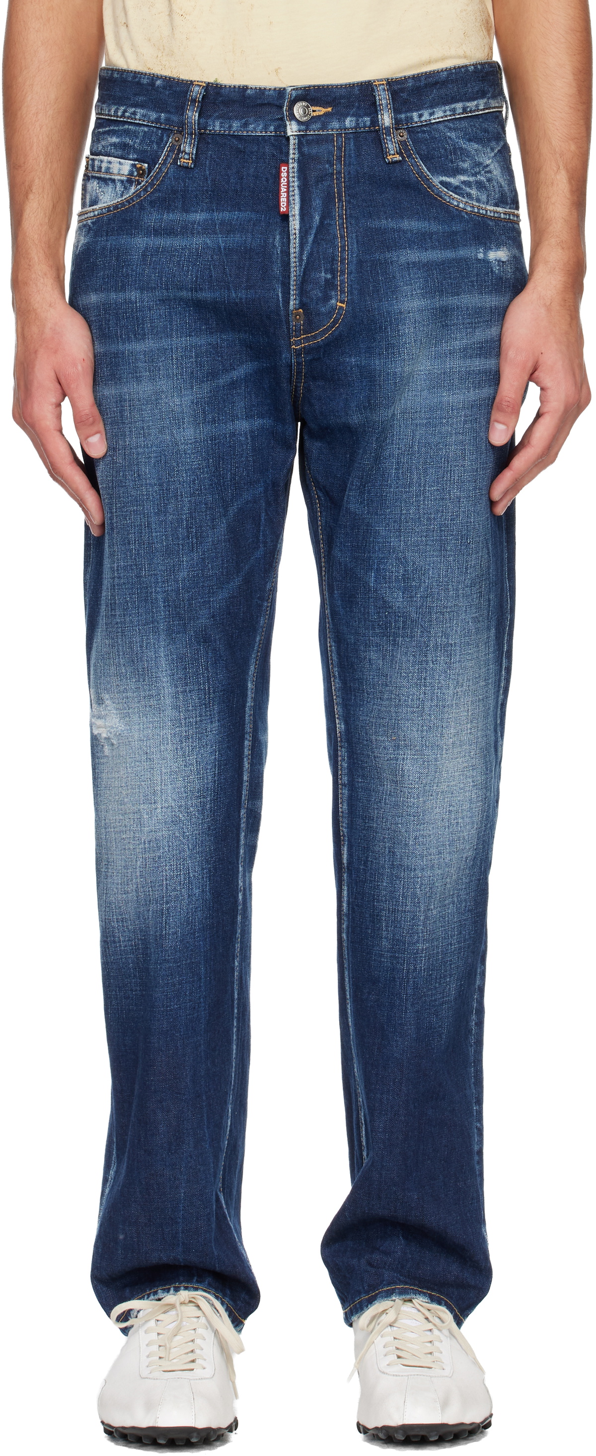 Dsquared2 Blue Regular Clement Jeans Dsquared2