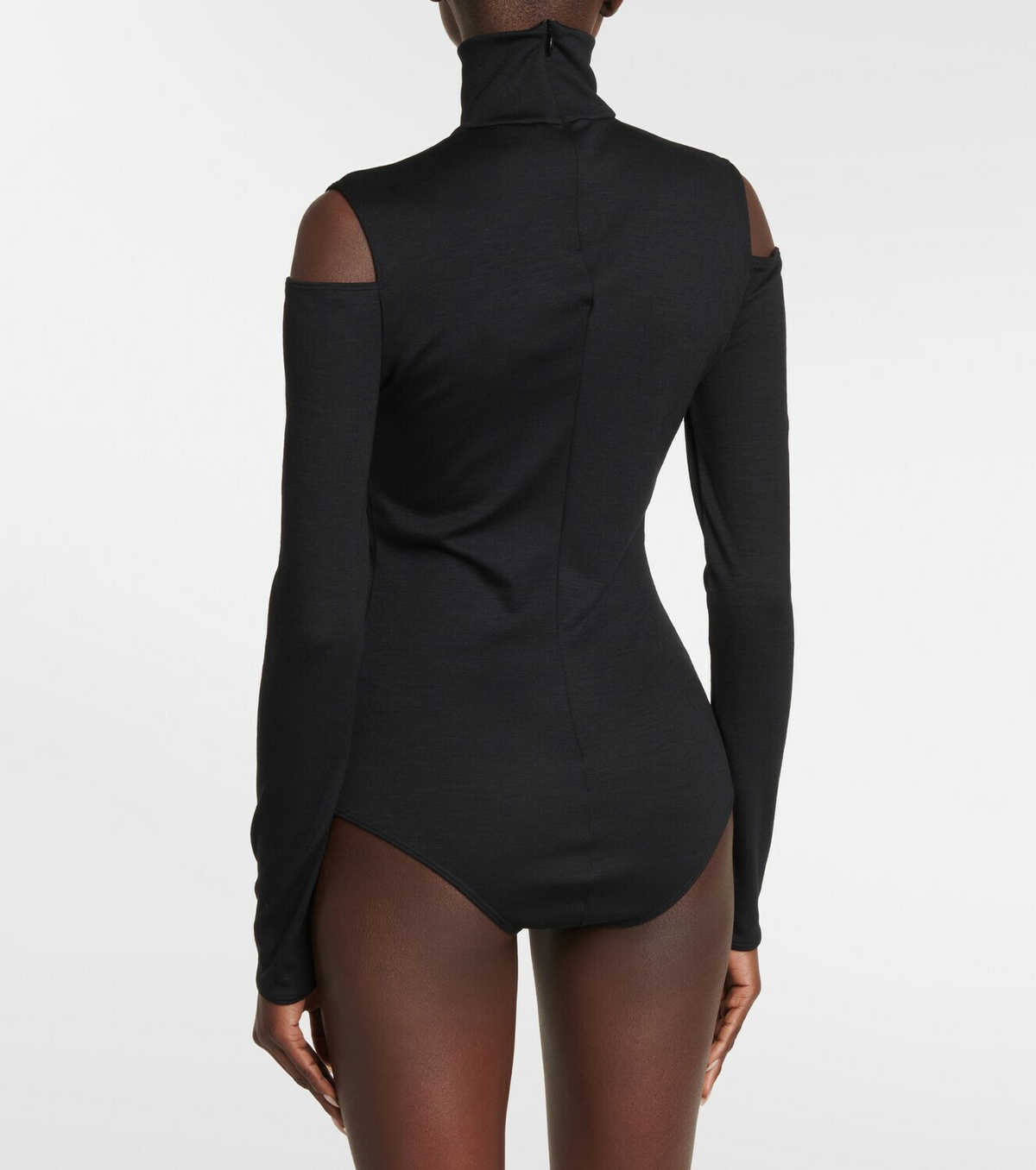 Wolford Off-shoulder virgin wool bodysuit