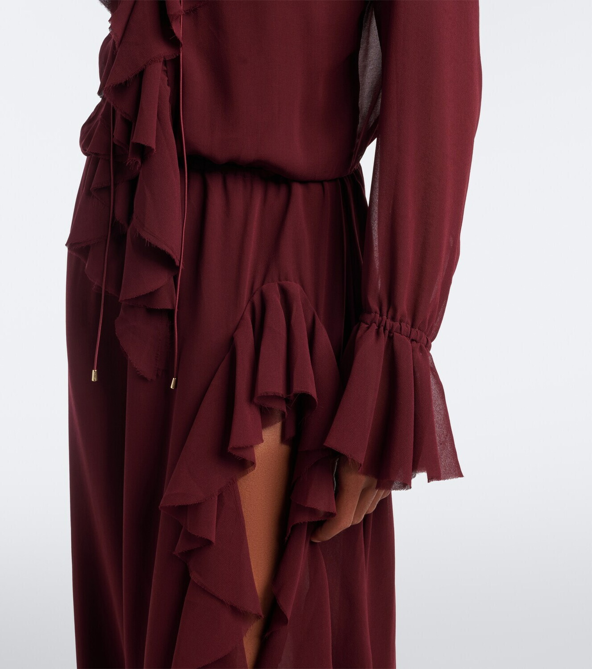 Bananhot Bellen ruffled maxi dress