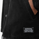 Neighborhood Men's Cord Windbreaker Jacket in Black