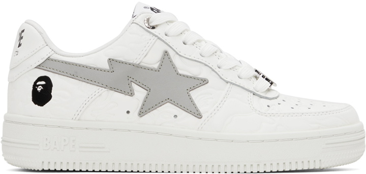 Photo: BAPE White STA #3 Sneakers