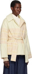 The Elder Statesman Beige Patchwork Jacket