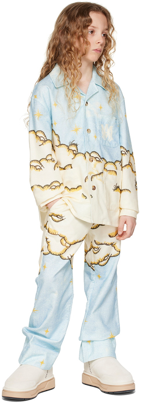 AMIRI Kids Blue Sunscape Lounge Pants