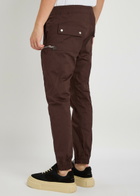 Rick Owens Bauhaus Stretch-cotton Cargo Trousers Brown