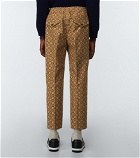 Gucci - Horsebit jacquard cotton-blend pants