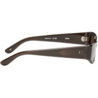 THISTLES Brown 'The Suede' Sunglasses