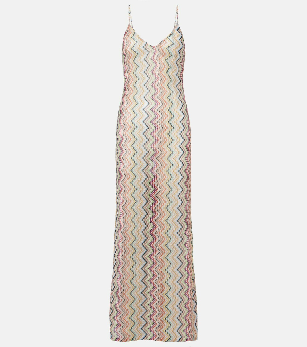 Missoni Zigzag lamé maxi dress