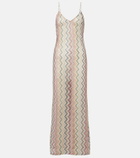 Missoni Zigzag lamé maxi dress