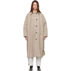 Cordera Beige Batwing Trench Coat