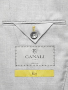 CANALI - Kei Slim-Fit Unstructured Super 130s Hopsack Wool Blazer - Gray