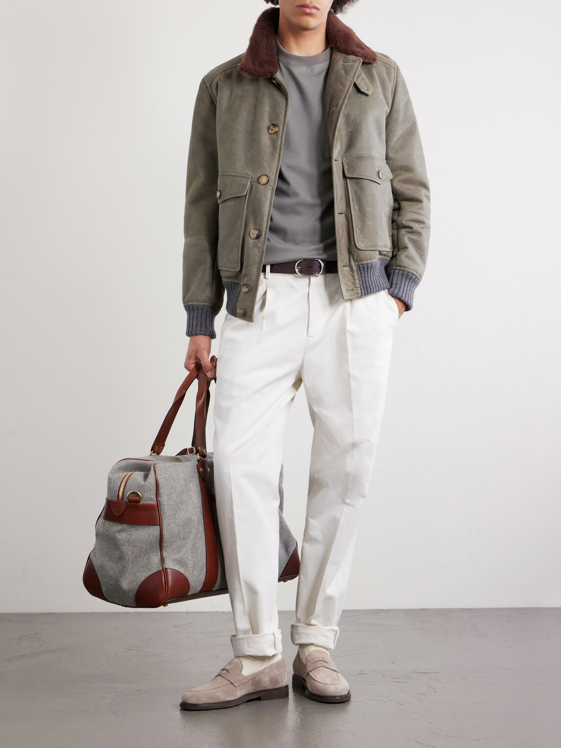 Brunello Cucinelli - Cotton-Jersey T-Shirt - Gray