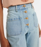 Valentino High-rise straight jeans