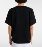Victoria Beckham Printed cotton jersey T-shirt