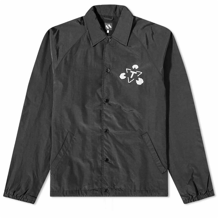 Photo: The Trilogy Tapes Men's Three People Coach Jacket in Black