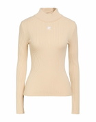 Courrèges Womens Turtleneck Sand