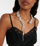 Simone Rocha Fragment Heartbloom embellished necklace