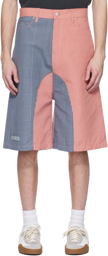 Photo: PDF Blue & Pink Low Ride Shorts
