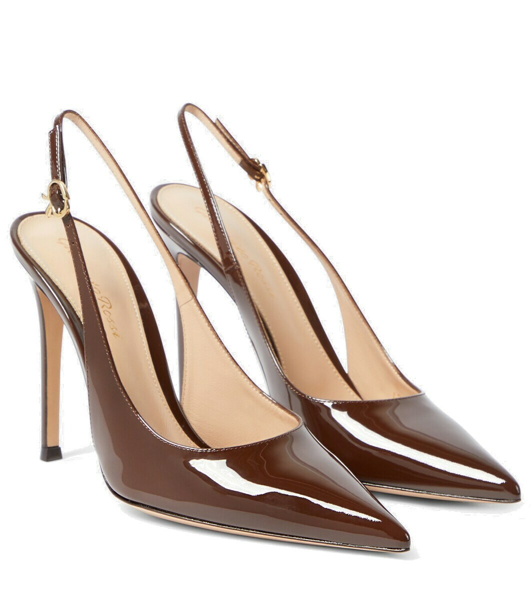 cd slingback pumps 65 black patent calfskin main image 1