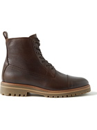 Belstaff - Alperton Full-Grain Leather Boots - Brown