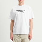 Pas Normal Studios Men's Off-Race Logo T-Shirt in White
